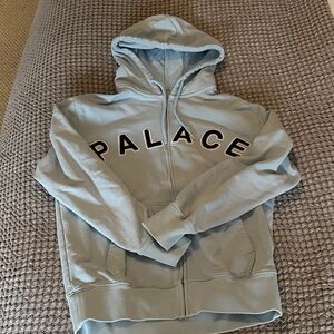PALACE Sky Blue Zip-Up Hoodie